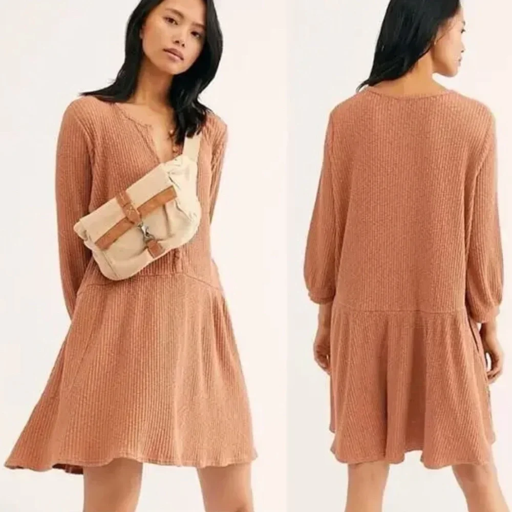 FP Beach Free People Blossom Button-Up T-Shirt Dress